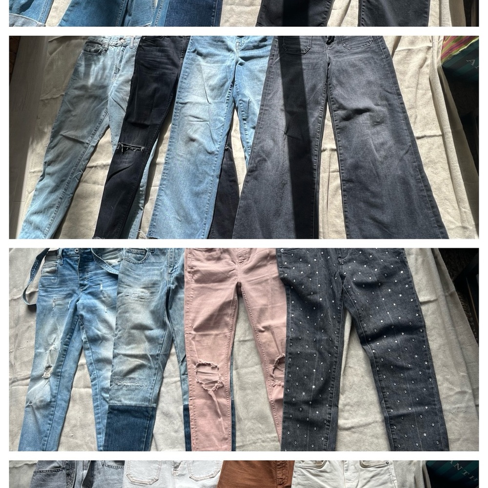 Entire denim wardrobe!! 00-1. Mother, Madewell, free people, Hollister, more